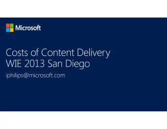 No CDN  On-net  Off-net  Deep off-net  User Experience  Low  Medium  High  Very High