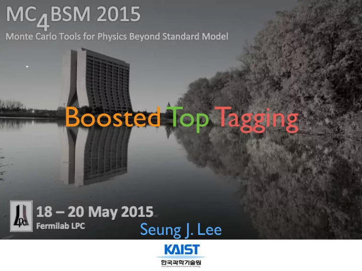 boosted top tagging