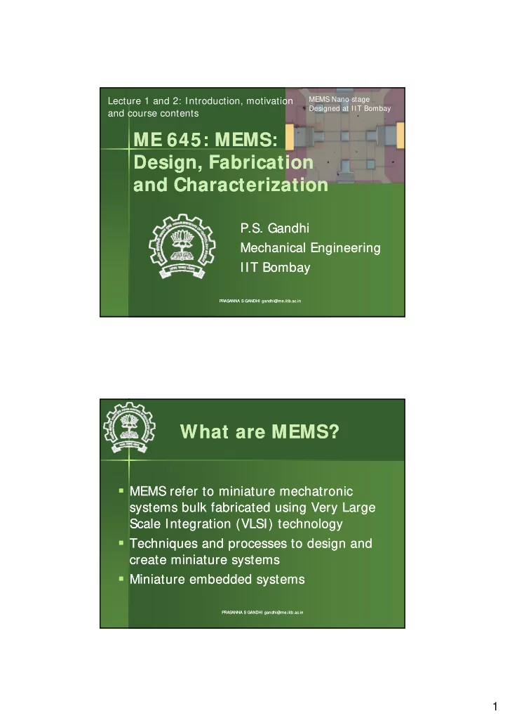 me 645 mems me 645 mems design fabrication design