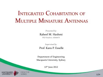 Outline  Introduction: SKA &amp; Phased Array Feeds (PAFs)  PAFs: What? Why? Limitations?