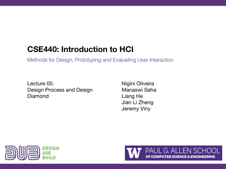 cse440 introduction to hci