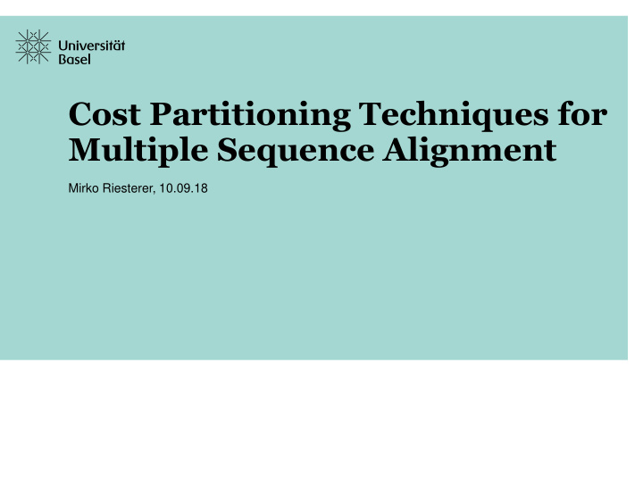 multiple sequence alignment