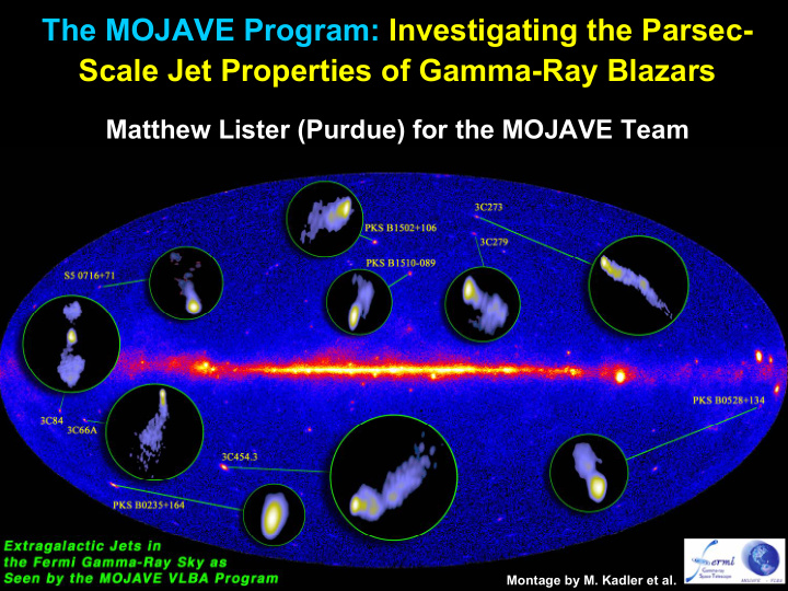 the mojave program investigating the parsec scale jet