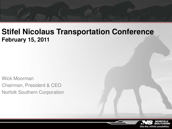 stifel nicolaus transportation conference