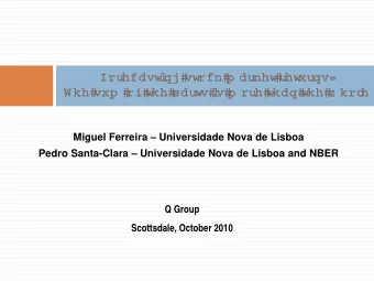 Forecas  cast  i  ng  ng  st  st  ock  m a  m arket  re  ret  urns:  T he  he  sum  su  of  of  t