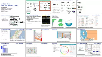 Lectures 3&amp;4:   from categorical and ordered  Express  Separate  attributes  Change