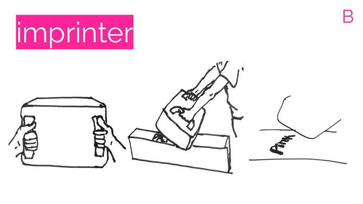 imprinter inkjet technology