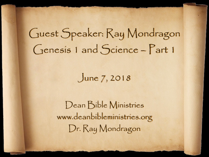 dean bible ministries deanbibleministries org dr ray