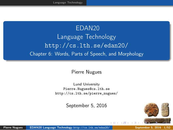edan20 language technology http cs lth se edan20