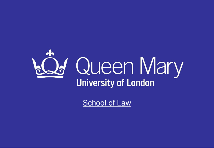school of law westminster legal and policy forum keynote