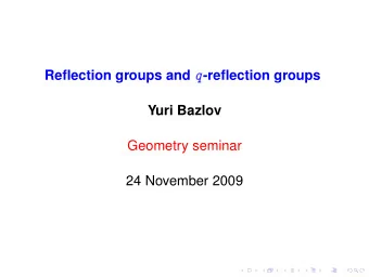 s               X reflecting hyperplane