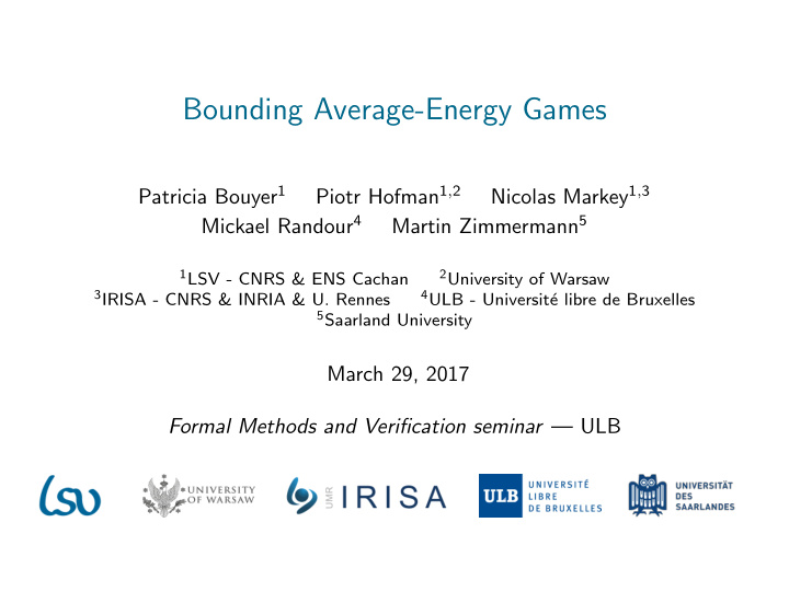 bounding average energy games