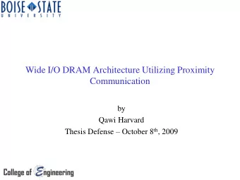 Communication  by  Qawi Harvard Thesis Defense  October 8 th , 2009  Introduction  Bandwidth and