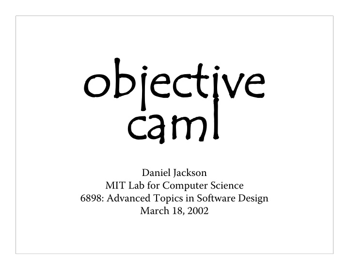 objective caml