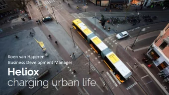 Koen van Haperen  Business Development Manager  PUBLIC TRANSPORT  Global Market Leader in
