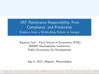 vat remittance responsibility firm compliance and