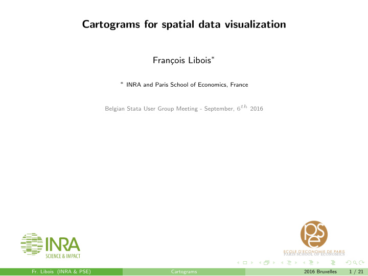 cartograms for spatial data visualization