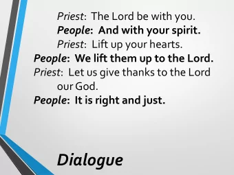 Dialogue  EP I (Roman  EP II  EP III  EP IV  Canon) [ *Choice of dozens  It is truly right and