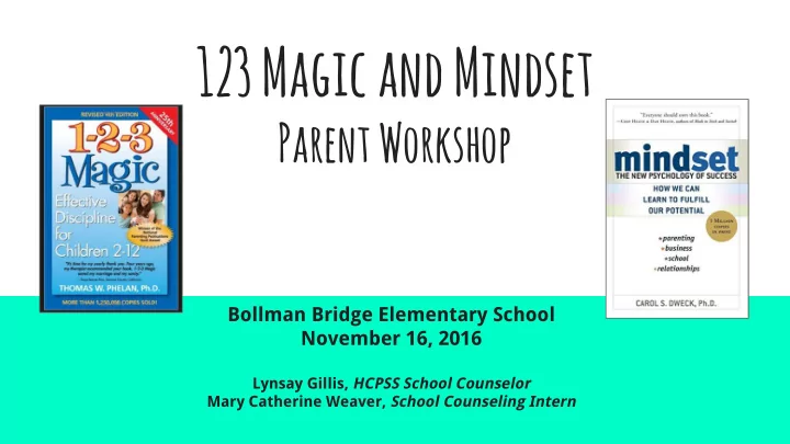 123 magic and mindset