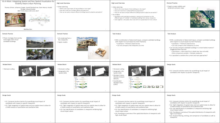 vis a ware integrating spatial and non spatial