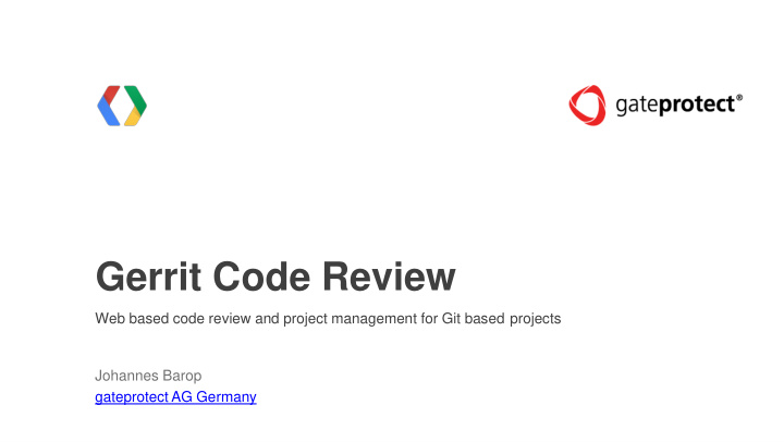 gerrit code review