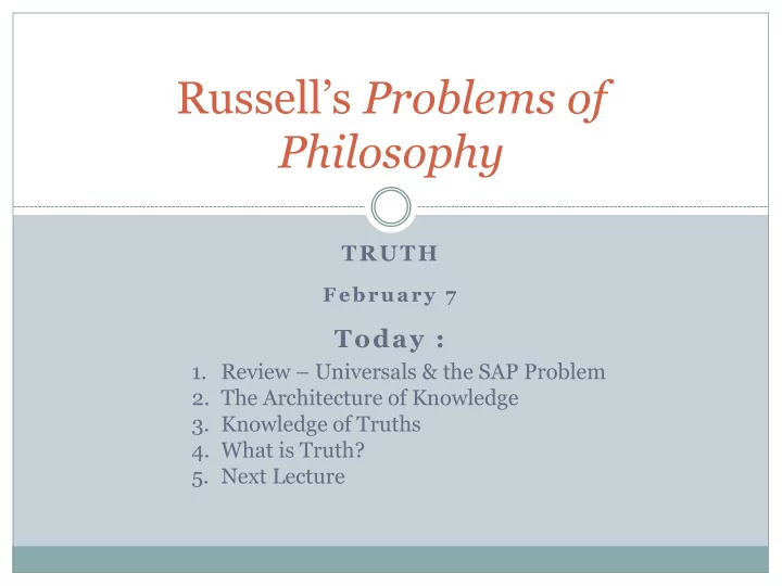 philosophy