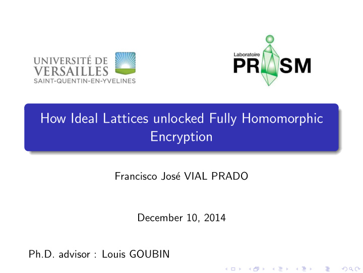 how ideal lattices unlocked fully homomorphic encryption