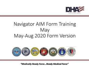 May  May-Aug 2020 Form Version  Medically Ready ForceReady Medical Force  Disclaimer
