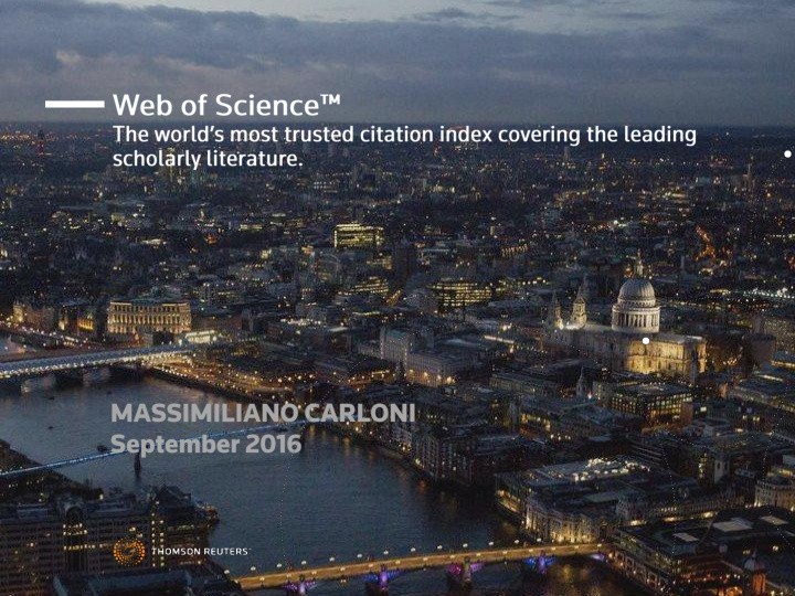 c reation of a new edition within web of science core