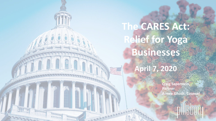 the cares act relief for yoga businesses