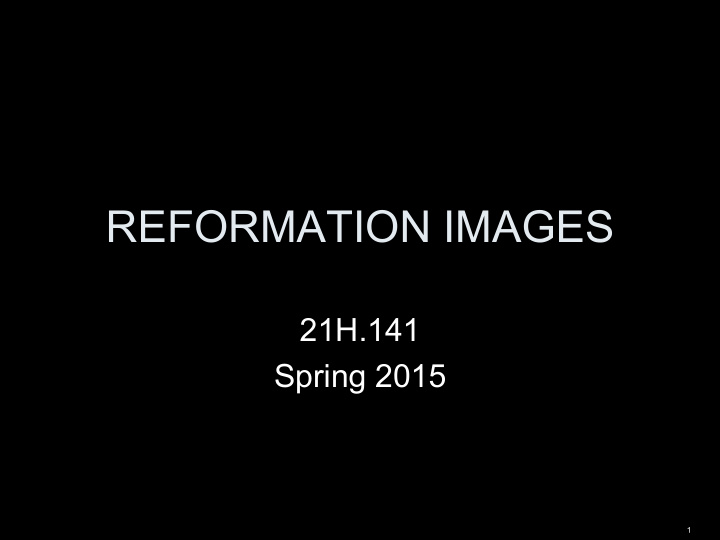 reformation images