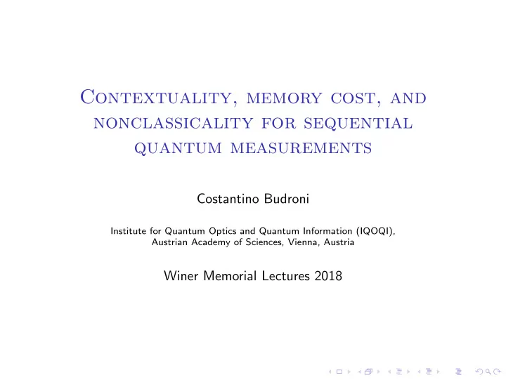 contextuality memory cost and nonclassicality for