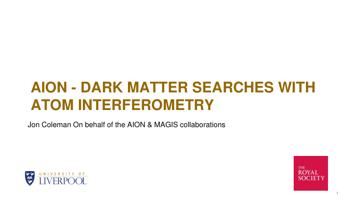 aion dark matter searches with atom interferometry