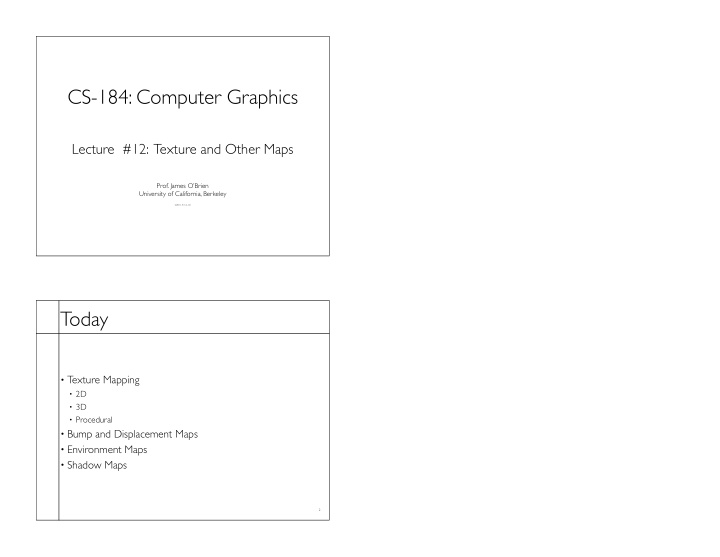 cs 184 computer graphics