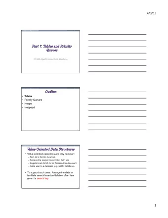 4/3/13    CS200 Algorithms and Data Structures  Colorado State University  Pa  Part 7. Tables