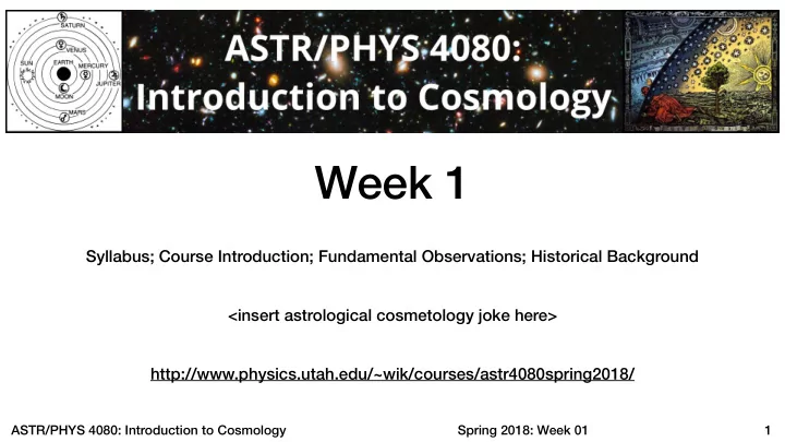 week 1