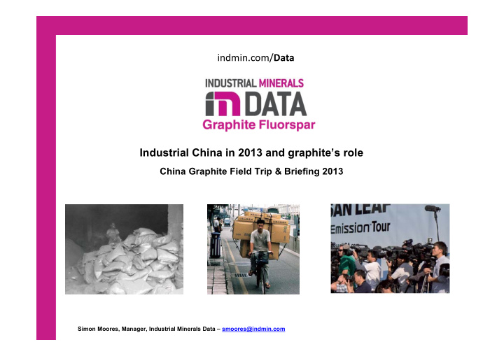 industrial china in 2013 and graphite s role