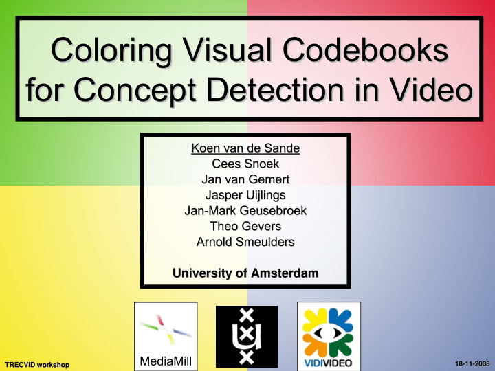 coloring visual codebooks coloring visual codebooks for