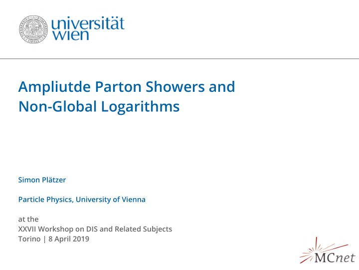 ampliutde parton showers and non global logarithms