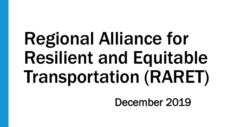 regional alliance for