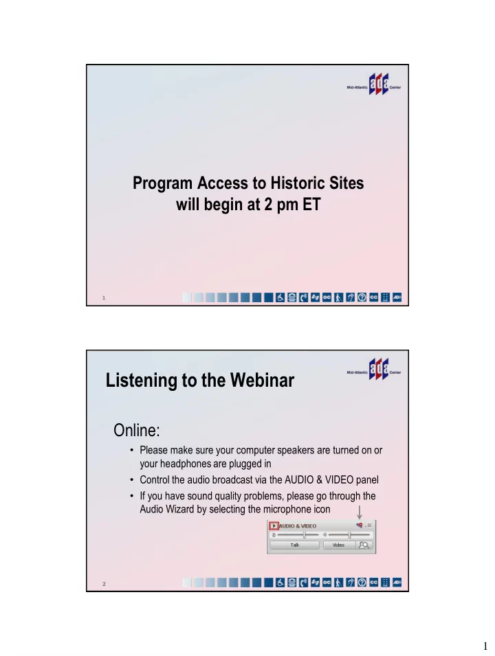 listening to the webinar