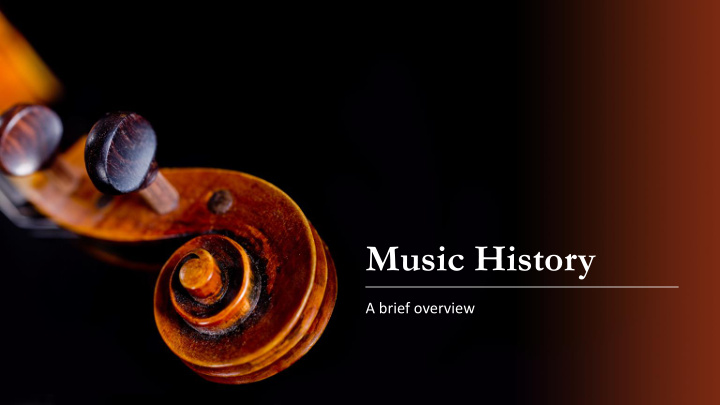 music history