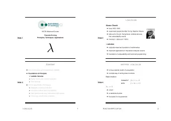 -calculus  originally meant as foundation of mathematics  important applications in