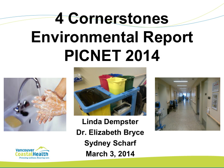 4 cornerstones environmental report picnet 2014