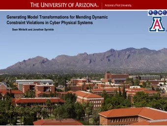 Generating Model Transformations for Mending Dynamic Constraint Violations in Cyber Physical