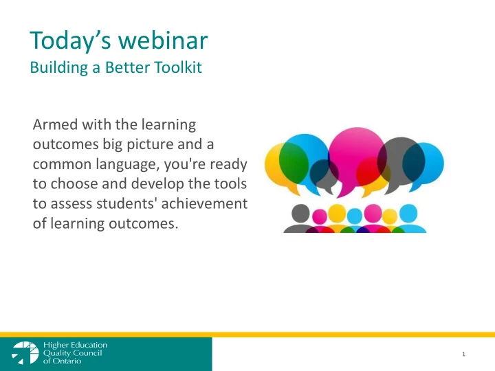 today s webinar