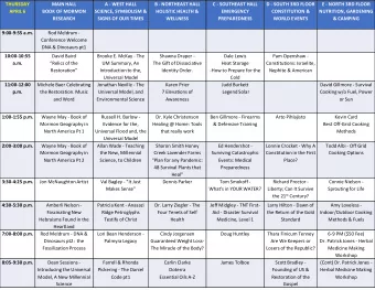 DNA &amp; Dinosaurs pt1  10:00-10:55  David Baird  Brooke E. McKay - The  Shawna Draper -  Dale