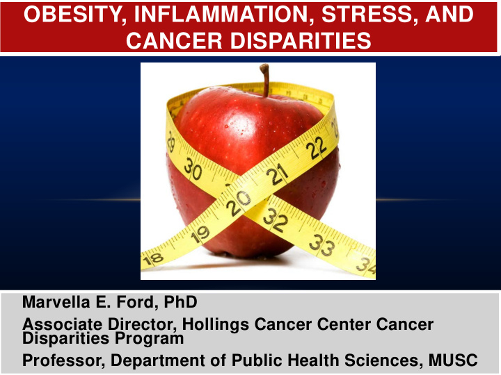 obesity inflammation stress and