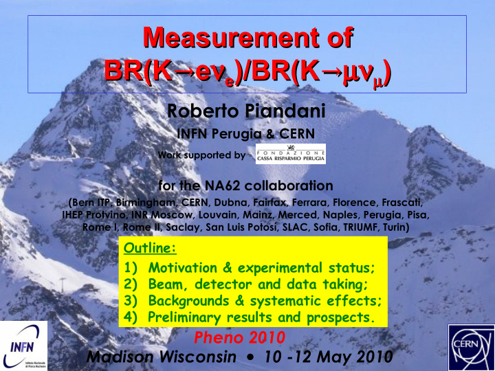 measurement of measurement of e br k br k