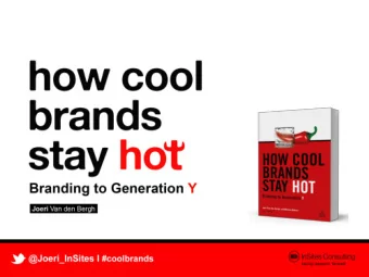 //Key idea  Generation Y (13-29 year olds) are the most marketing savvy  and advertising generation